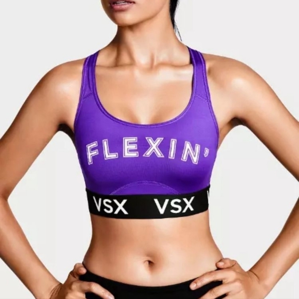 Victoria Secrets sz medium Flexin sports bra VSX WL75